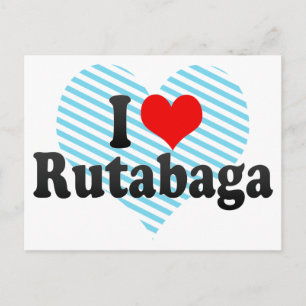 I Kärlek Rutabaga Vykort