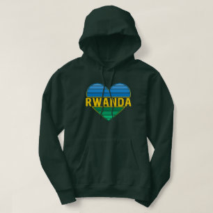 I Kärlek Rwanda, Rwanda, Rwandese Heart Hoodie