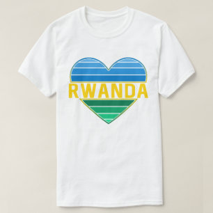 I Kärlek Rwanda, Rwanda, Rwandese Heart T Shirt