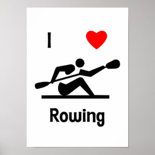 I Kärlek Rwing Poster