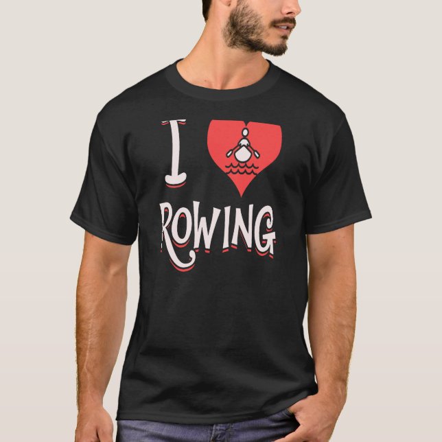 I Kärlek Rwing T Shirt (Framsida)