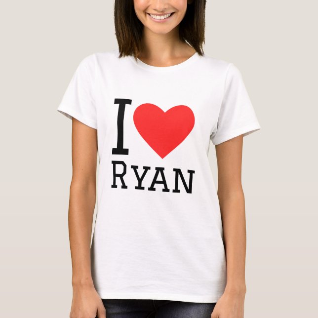 I kärlek ryan t shirt (Framsida)