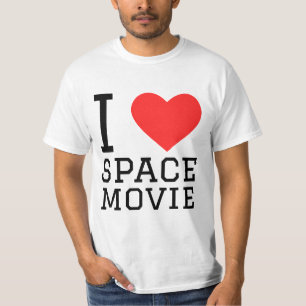 I kärlek rymdfilm t shirt