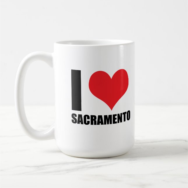 I kärlek Sacramento Kaffemugg (Vänster)