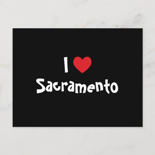 I Kärlek Sacramento Vykort (Framsida)