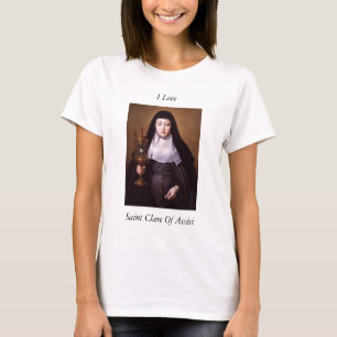 i kärlek saint clare of assisi tröja