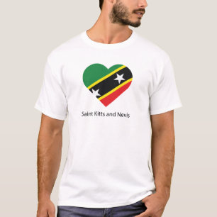 I Kärlek Saint Kitts och Nevis T Shirt