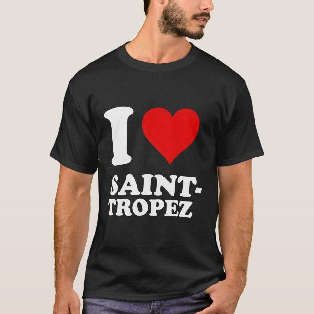 I Kärlek Saint-Tropez T Shirt (Framsida)