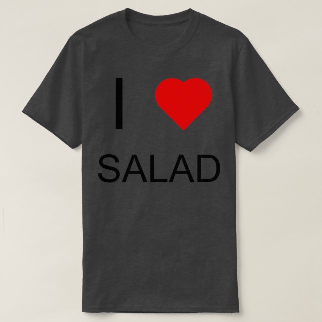 I Kärlek Salad T Shirt (Design framsida)