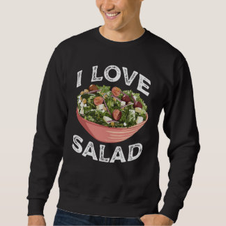 I Kärlek Salad Veggies Vegan Lång Ärmad Tröja