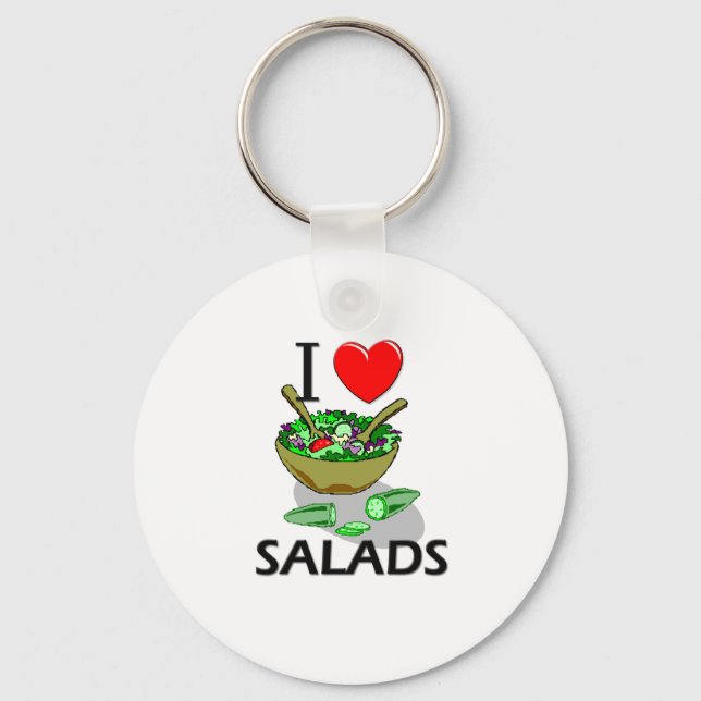 I Kärlek Salads Nyckelring (Framsida)