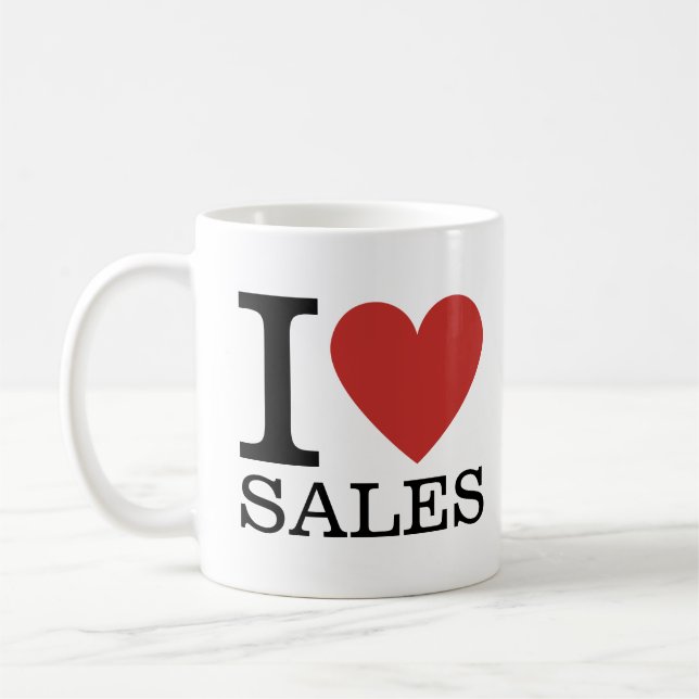 I ❤️ Kärlek Sales - Sales Department - Mugg (Vänster)
