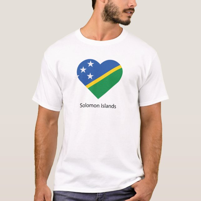 I Kärlek Salomonöarna T Shirt (Framsida)