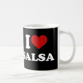 I Kärlek Salsa Kaffemugg