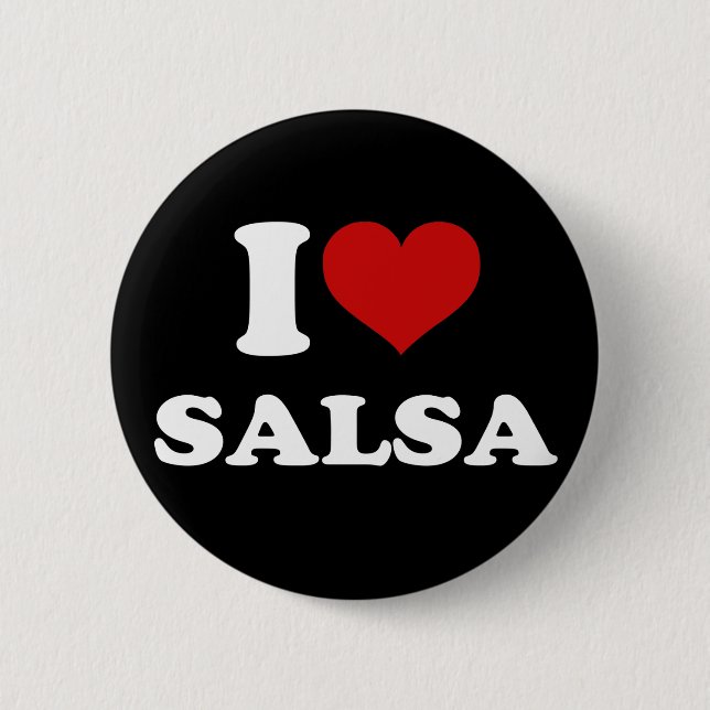 I Kärlek Salsa Knapp (Framsida)