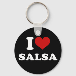I Kärlek Salsa Nyckelring