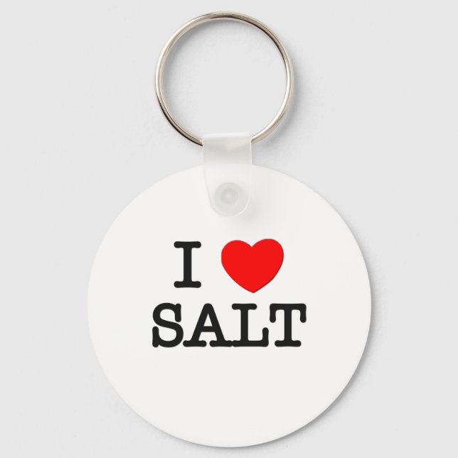 I Kärlek SALT (livsmedel) Nyckelring (Framsida)