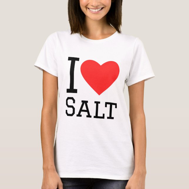 I kärlek salt t shirt (Framsida)