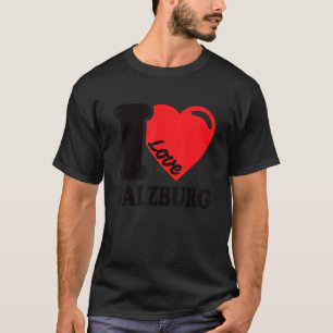 I Kärlek Salzburg City i Österrike i Kärlek Salzbu T Shirt