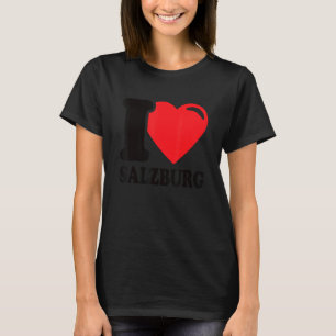 I Kärlek Salzburg City i Österrike I Kärlek Salzbu T Shirt