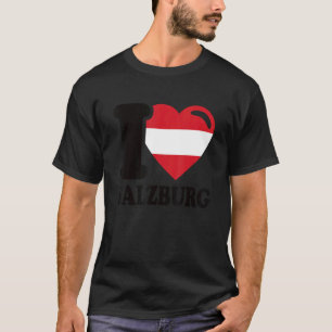 I Kärlek Salzburg City i Österrike I Kärlek Salzbu T Shirt