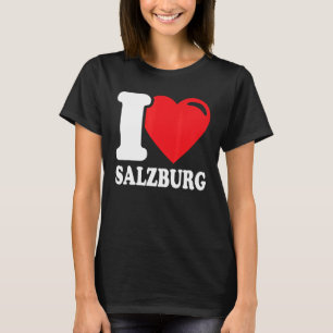I Kärlek Salzburg City i Österrike I Kärlek Salzbu T Shirt