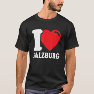 I Kärlek Salzburg City i Österrike I Kärlek Salzbu T Shirt