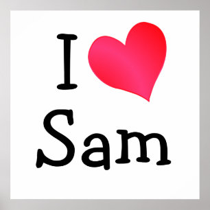 I Kärlek Sam Poster
