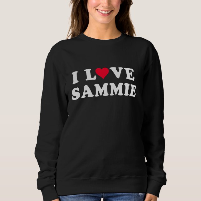 I Kärlek Sammie Matching Girlkompis & Boykompis Sa T Shirt (Framsida)