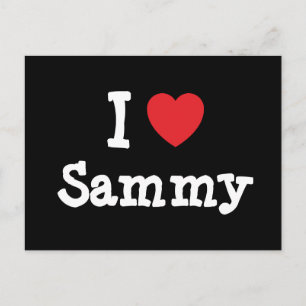 I kärlek Sammy eart T-Shirt Vykort
