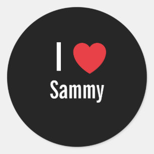 I kärlek Sammy Runt Klistermärke