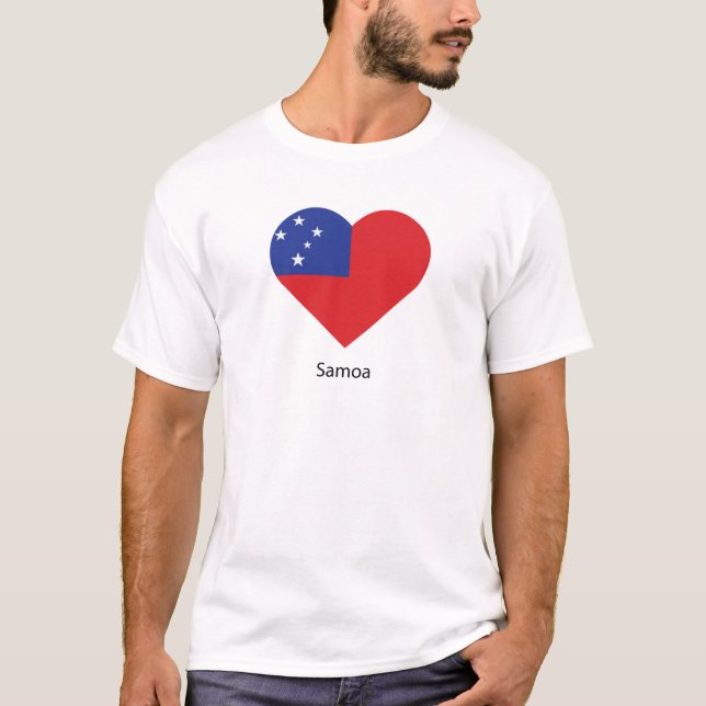 I Kärlek Samoa T Shirt (Framsida)
