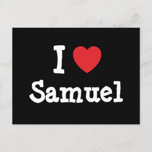 I kärlek Samuel anpassningsbar personlig Vykort
