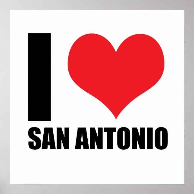 I kärlek San Antonio Poster (Framsidan)