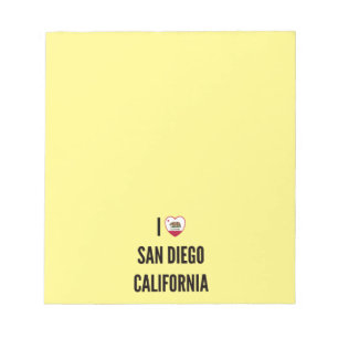 I Kärlek San Diego, Kalifornien Anteckningsblock