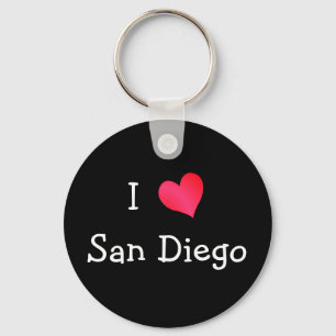 I Kärlek San Diego Nyckelring