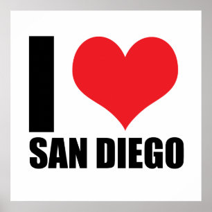 I kärlek San Diego Poster