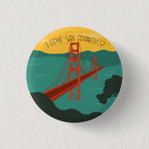 I kärlek San Francisco - Golden Grind Bridge Knapp