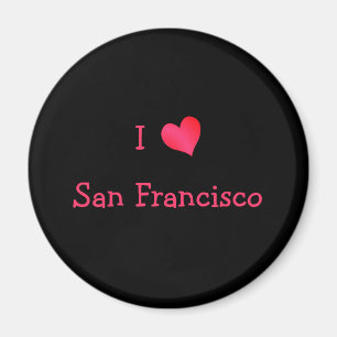 I Kärlek San Francisco Magnet