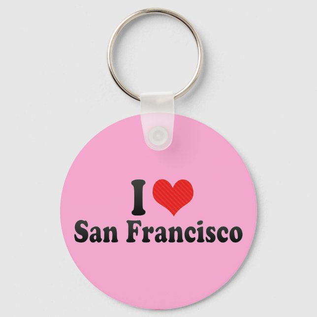 I Kärlek San Francisco Nyckelring (Framsida)