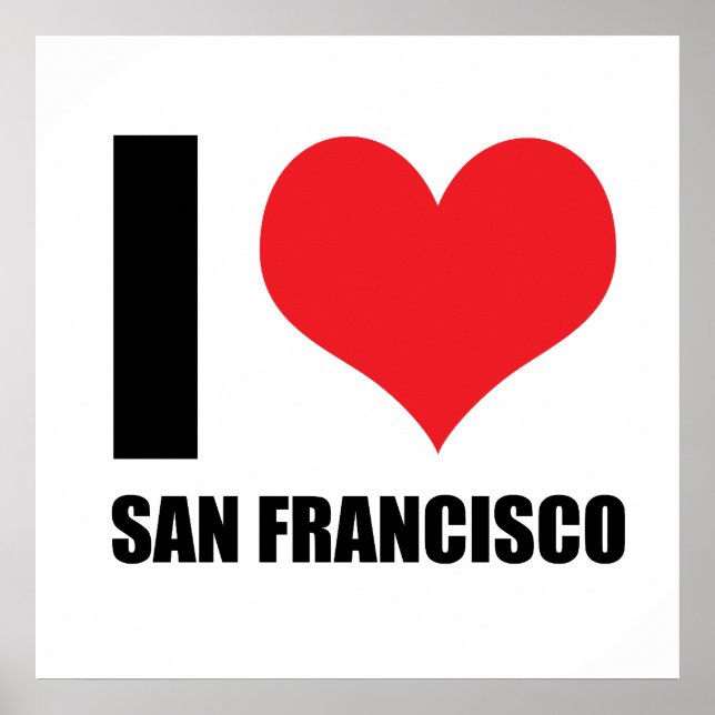 I kärlek San Francisco Poster (Framsidan)