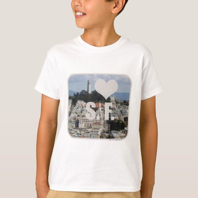 I Kärlek San Francisco T-shirt (Framsida)
