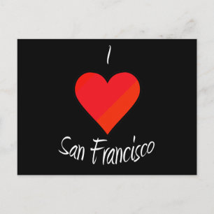 I Kärlek San Francisco Vykort