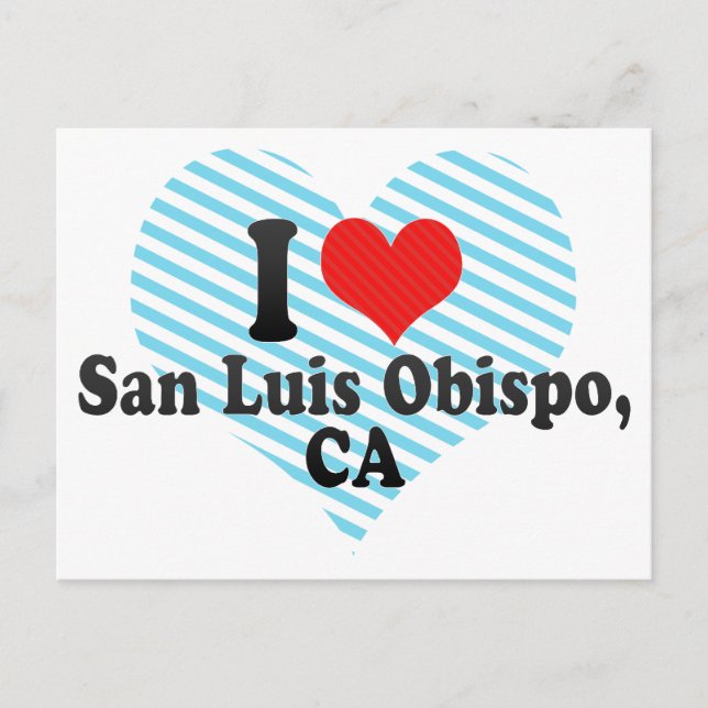 I Kärlek San Luis Obispo,+CA Vykort (Framsida)