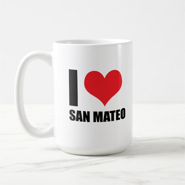 I kärlek San Mateo Kaffemugg (Vänster)