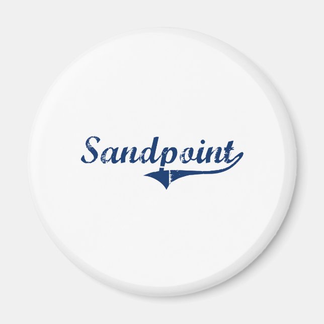 I Kärlek Sandpoint Idaho Magnet (Framsidan)