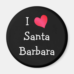 I Kärlek Santa Barbara Magnet