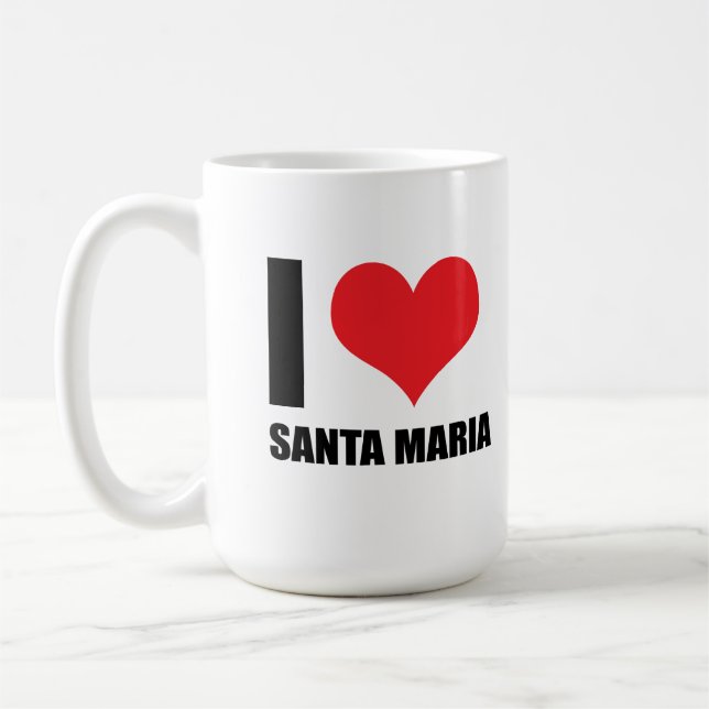I kärlek Santa Maria Kaffemugg (Vänster)