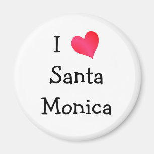 I Kärlek Santa Monica Magnet