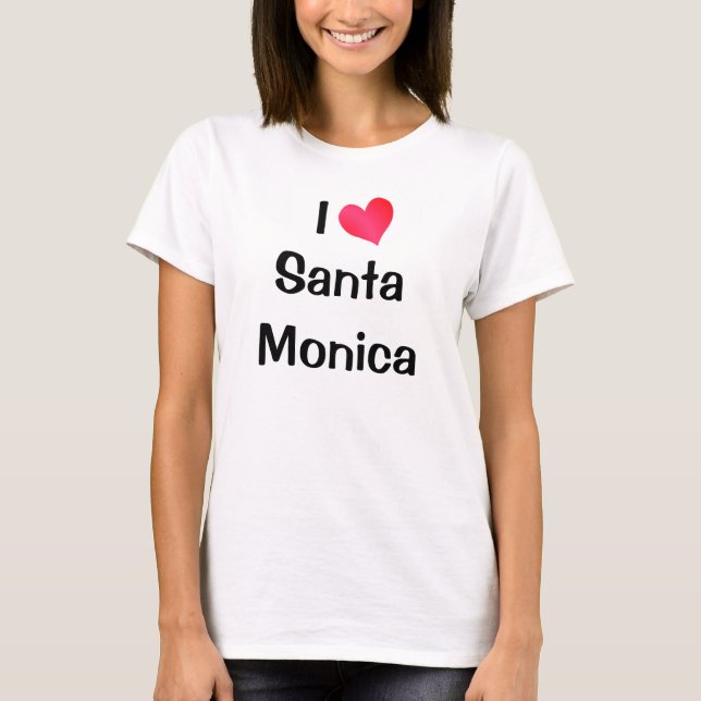 I Kärlek Santa Monica Tee Shirt (Framsida)